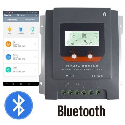 Régulateur de charge solaire connecté MPPT 12-24V/20A IP32