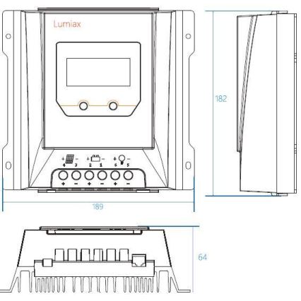 Régulateur de charge solaire MPPT MT3075 12/24V/30A