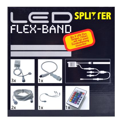 Répartiteur pour bandes LED + télécommande