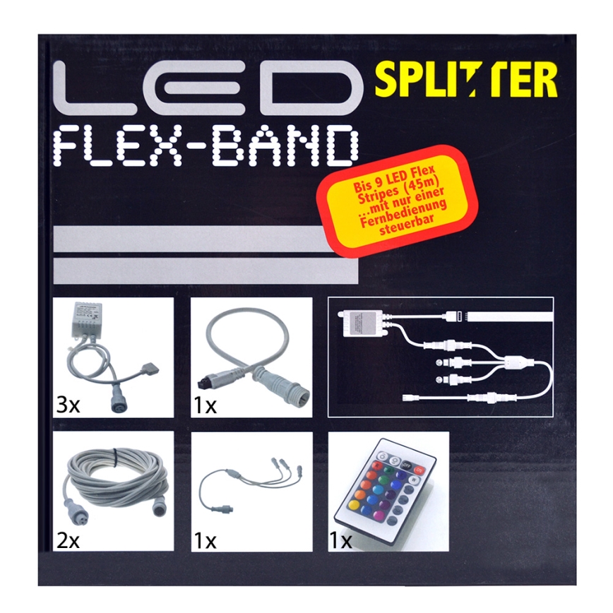 Répartiteur pour bandes LED + télécommande