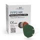 Respirateur FFP2 NR CE 0598 vert foncé 20pcs