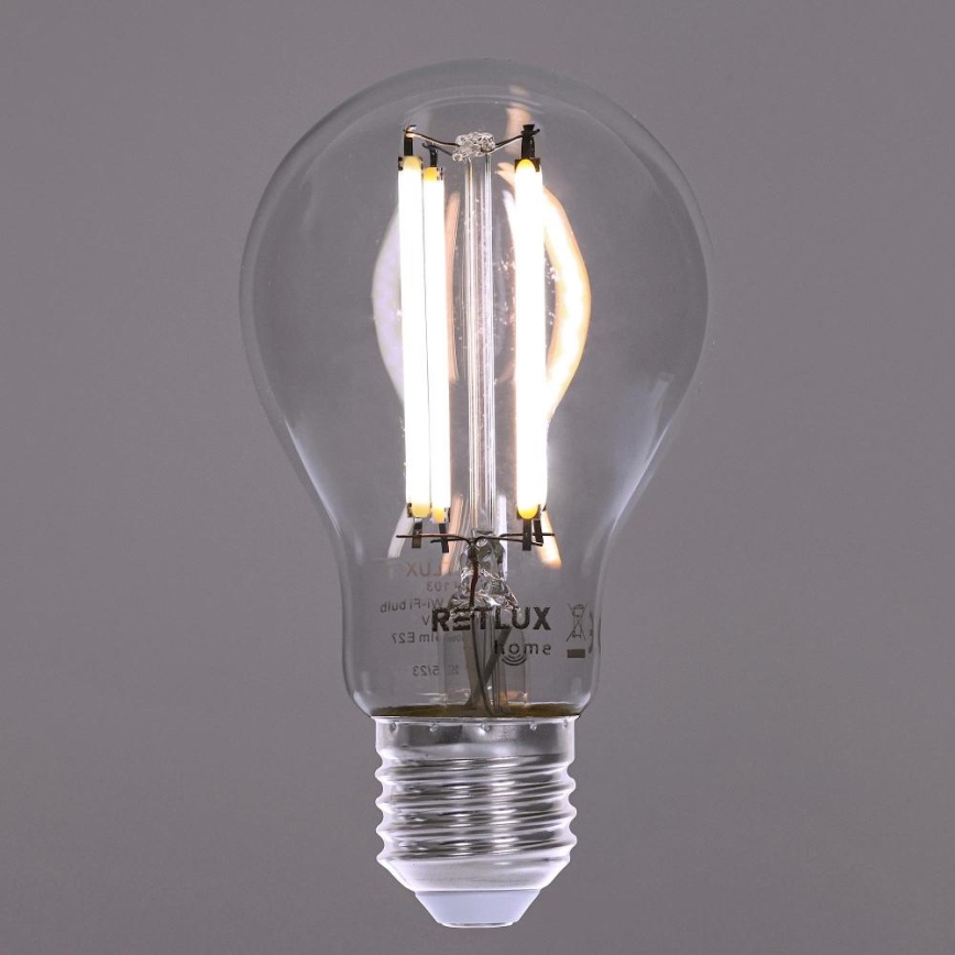 Ampoule à intensité variable LED FILAMENT A60 E27/7W/230V 2700-6500K Wi-Fi Tuya