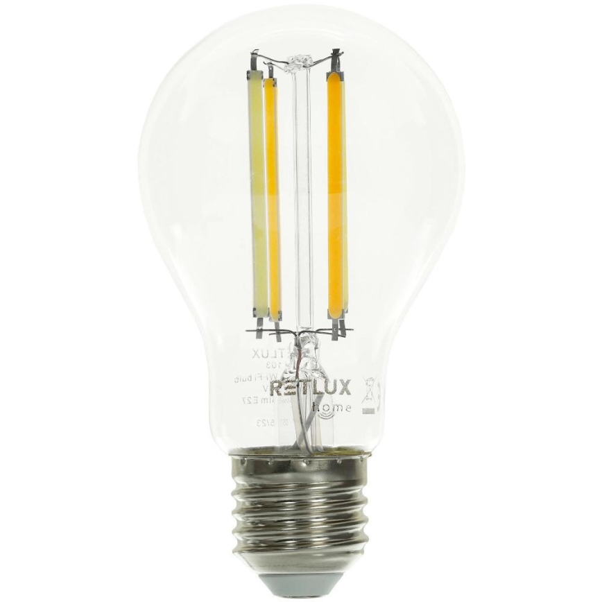 Ampoule à intensité variable LED FILAMENT A60 E27/7W/230V 2700-6500K Wi-Fi Tuya
