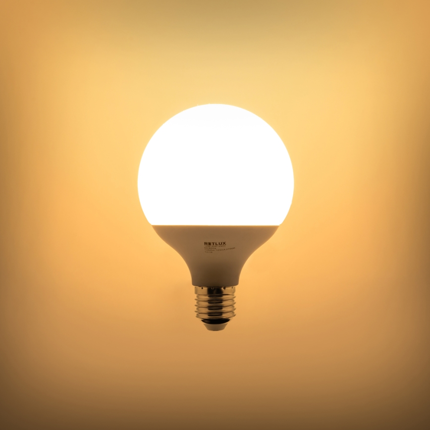 Ampoule LED G95 E27/15W/230V 3000K