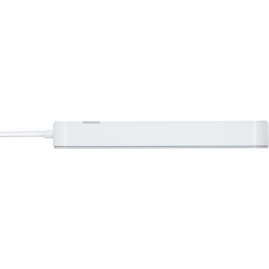 Câble d'extension connecté avec interrupteur 4Z Type E + 2x USB-A + 1x USB-C 1,5m Wi-Fi Tuya blanc
