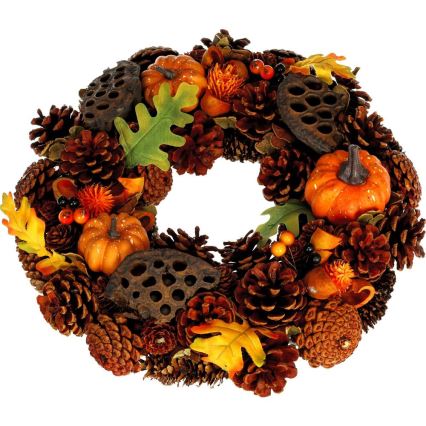 Couronne d'automne HALLOWEEN d. 35 cm