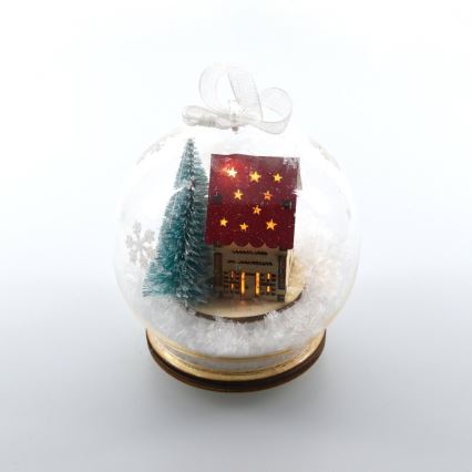 Décoration de noël 1xLED/3xLR44 blanc chaud
