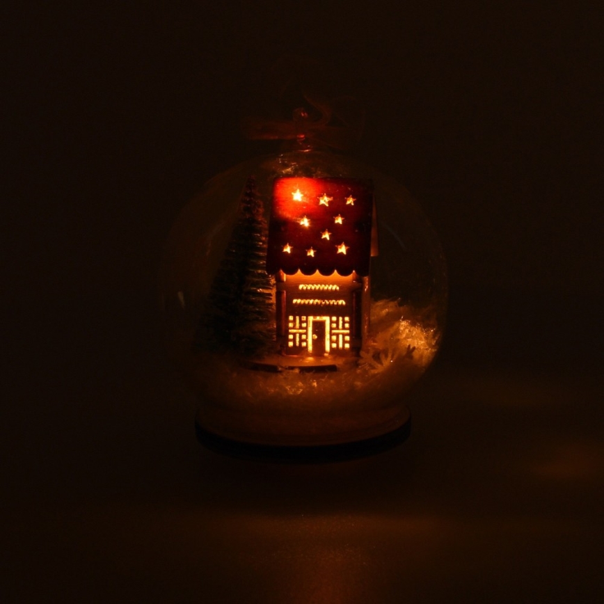 Décoration de noël 1xLED/3xLR44 blanc chaud
