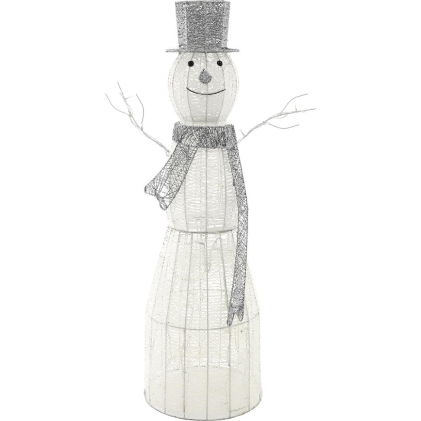Décoration de Noël extérieure LED/3,6W/230V/blanc froid 124 cm IP44 bonhomme de neige