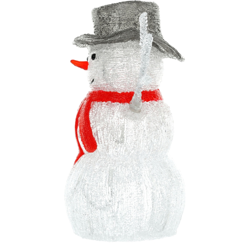 Décoration de noël LED/1,35W/230V IP44 bonhomme de neige