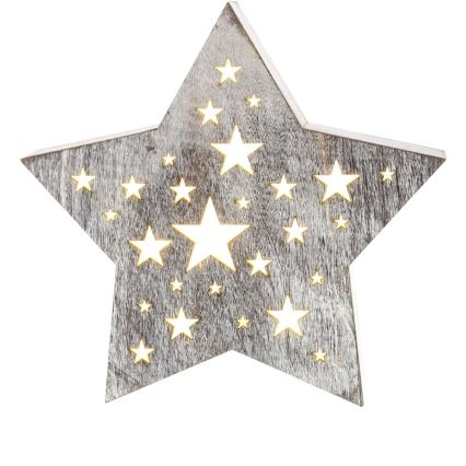 Décoration de Noël à LED, 2x AAA, blanc chaud