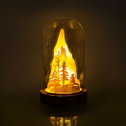 Décoration de Noël LED LED/2xAA blanc chaud