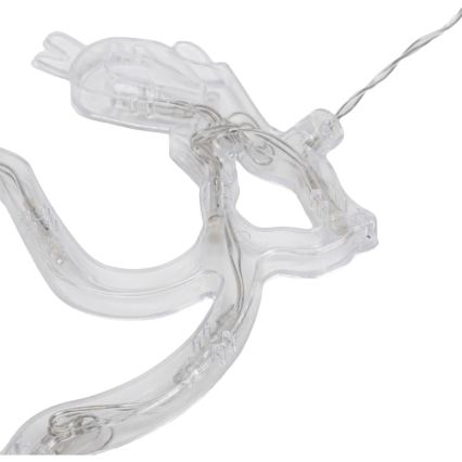 LED Décoration de Noël LED/3xAAA/blanc chaud renne