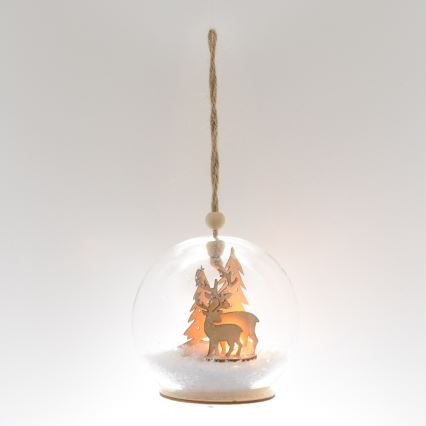 Décoration de Noël LED LED/3xLR44 blanc chaud