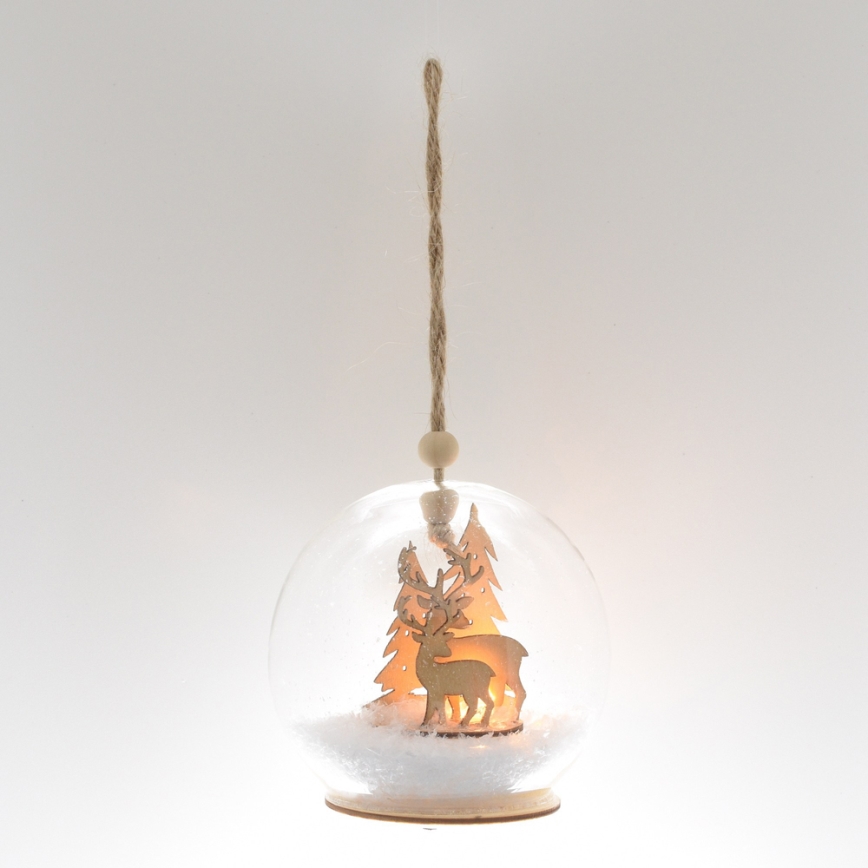 Décoration de Noël LED LED/3xLR44 blanc chaud