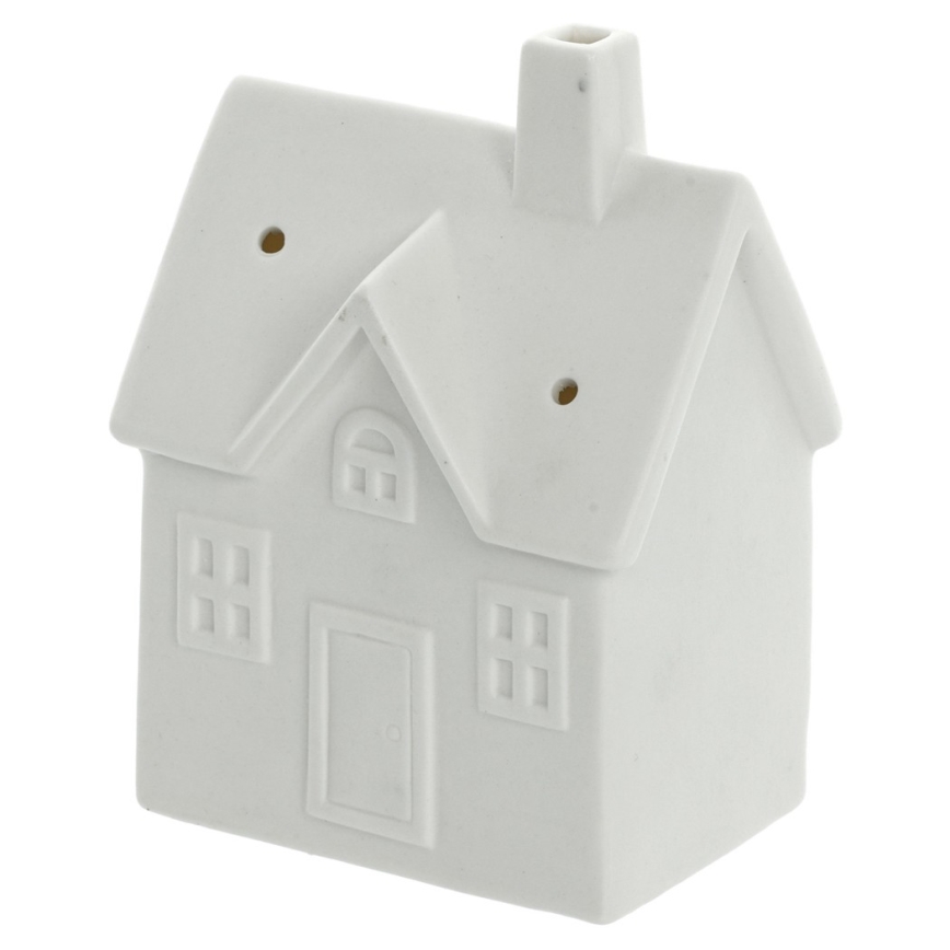 Décoration en porcelaine LED/3xLR44/ blanc chaud blanc maison