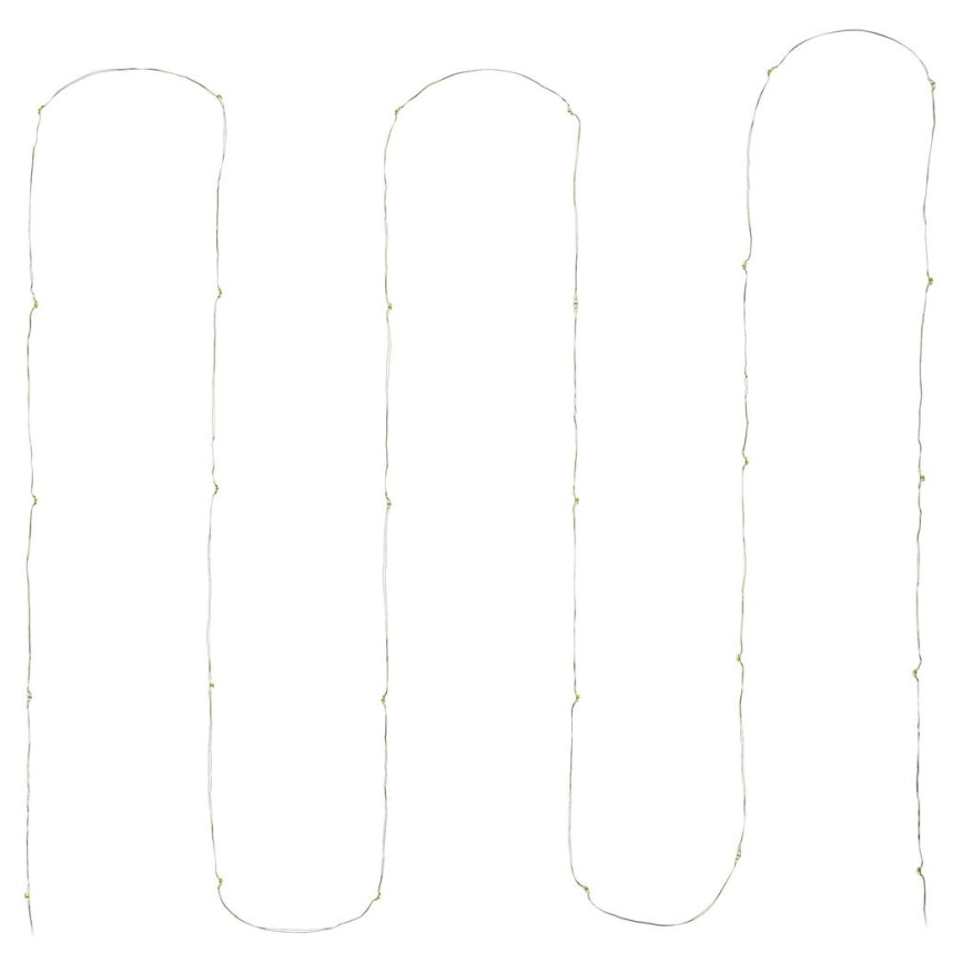 Guirlande de Noël LED 30xLED/3xAA 3,3m blanc chaud