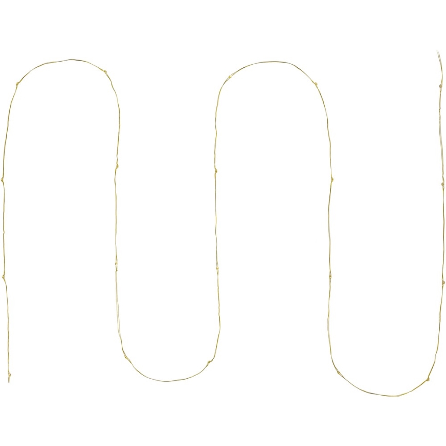 Guirlande LED 20 LED / 2x AA, 2,3 m, blanc chaud