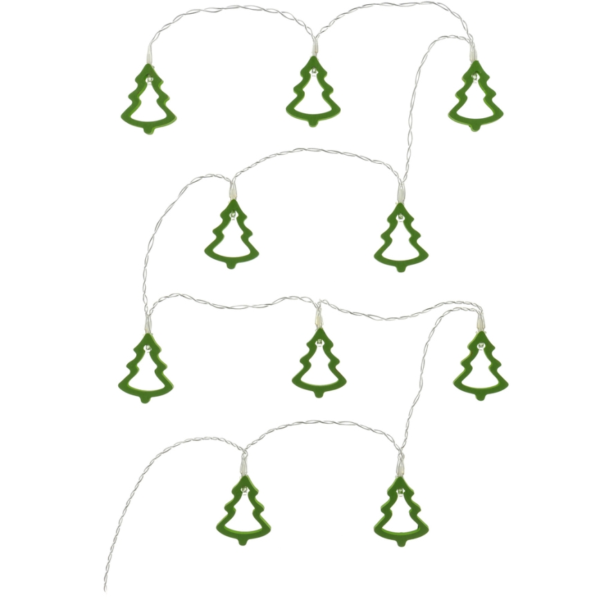 Guirlande décorative LED 10xLED/2xAA 1,6 m blanc chaud