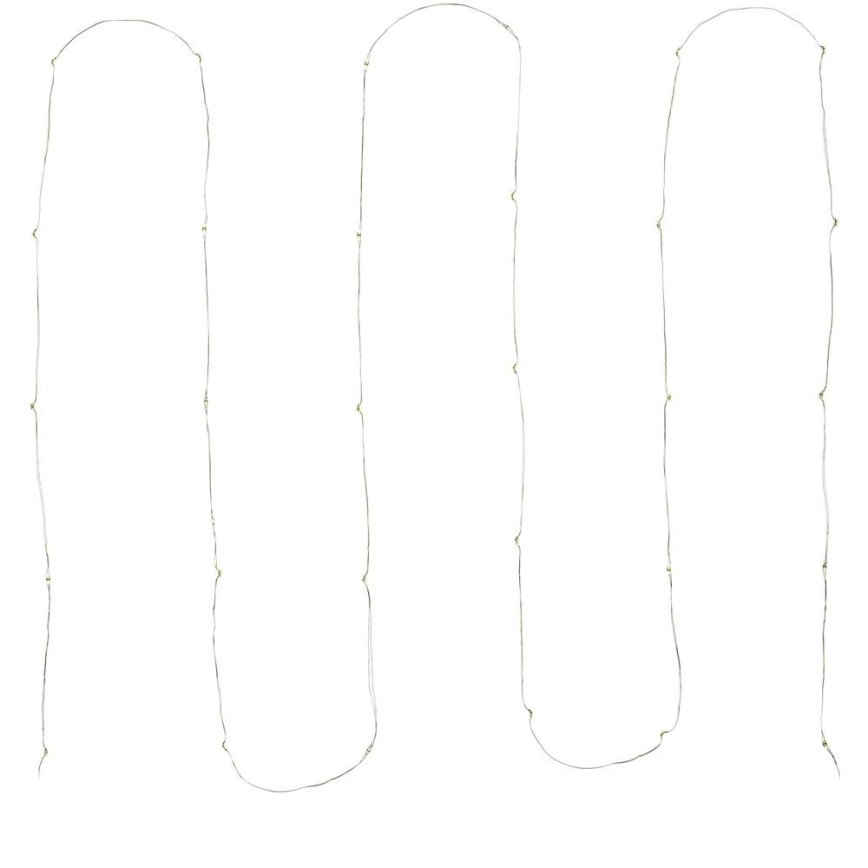 Guirlande lumineuse de Noël LED 30xLED/3xAA 3,3m blanc froid