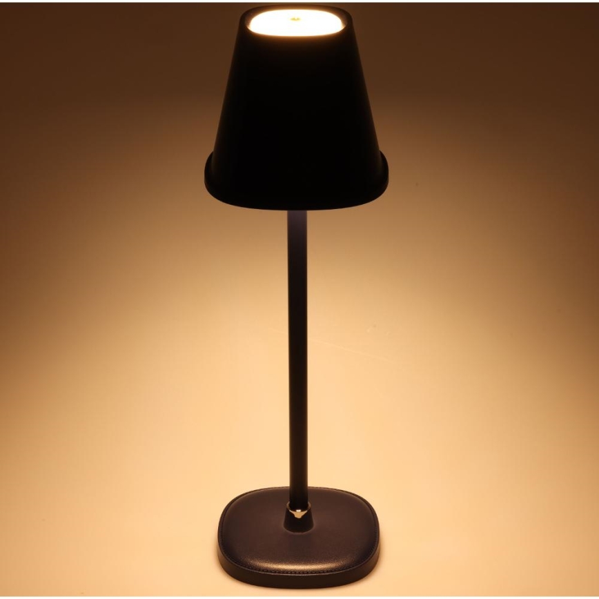 Lampe de table à intensité variable rechargeable LED/3W/1800 mAh bleu foncé