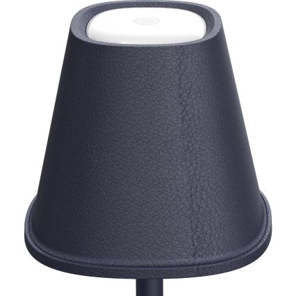 Lampe de table à intensité variable rechargeable LED/3W/1800 mAh bleu foncé