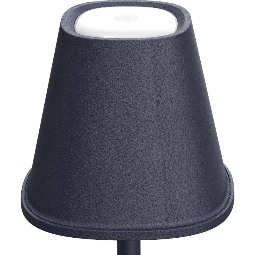 Lampe de table à intensité variable rechargeable LED/3W/1800 mAh bleu foncé