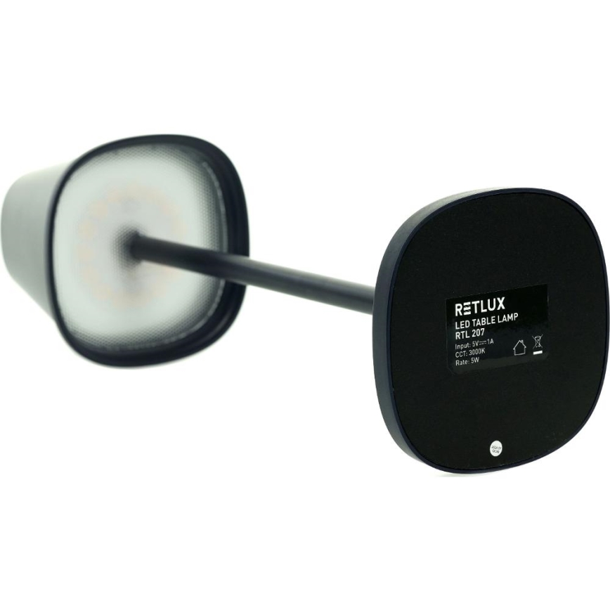 Lampe de table à intensité variable rechargeable LED/3W/1800 mAh bleu foncé