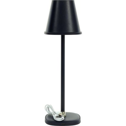 Lampe de table à intensité variable rechargeable LED/3W/1800 mAh bleu foncé