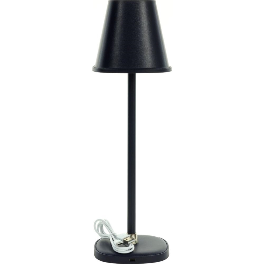 Lampe de table à intensité variable rechargeable LED/3W/1800 mAh bleu foncé