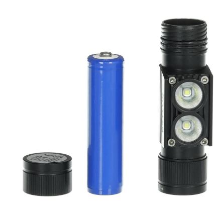 Lampe frontale rechargeable en aluminium LED/2600 mAh IP66