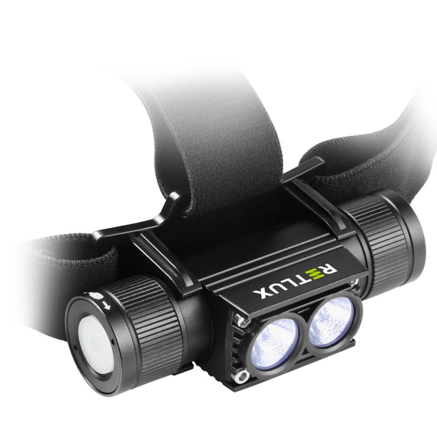 Lampe frontale rechargeable en aluminium LED/2600 mAh IP66