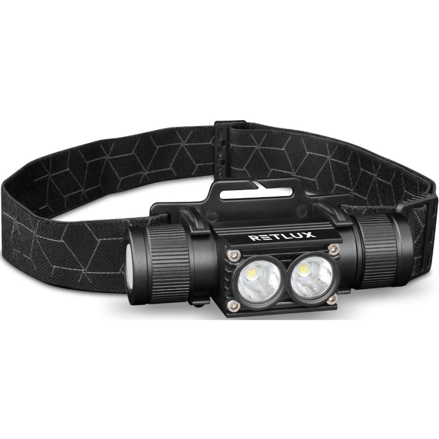 Lampe frontale rechargeable en aluminium LED/2600 mAh IP66