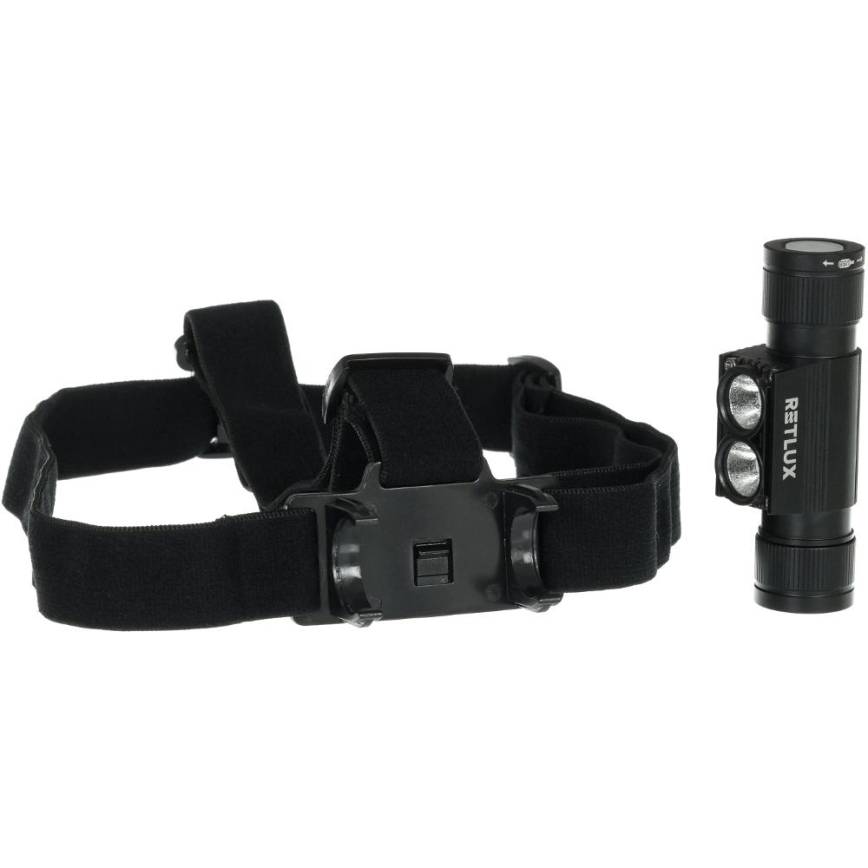 Lampe frontale rechargeable en aluminium LED/2600 mAh IP66