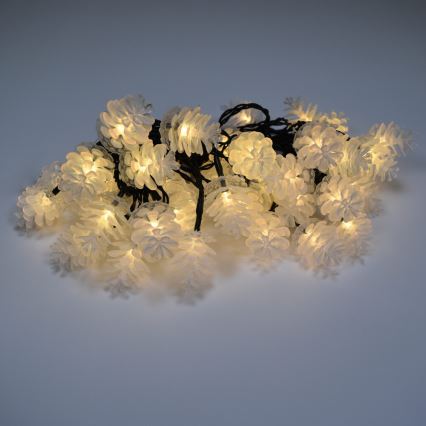 LED Guirlande de Noël extérieure 40xLED/15m IP44 blanc chaud
