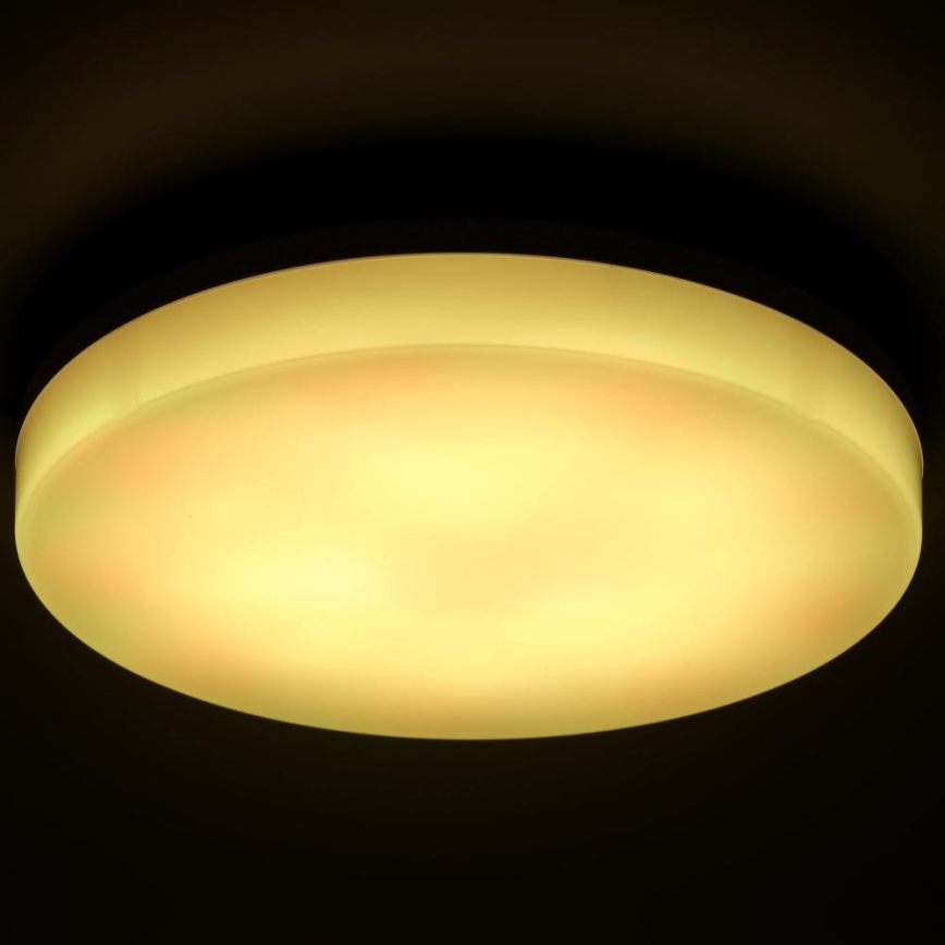 Plafonnier RGBW à intensité variable salle de bain LED/20W/230V Wi-Fi IP44 blanc