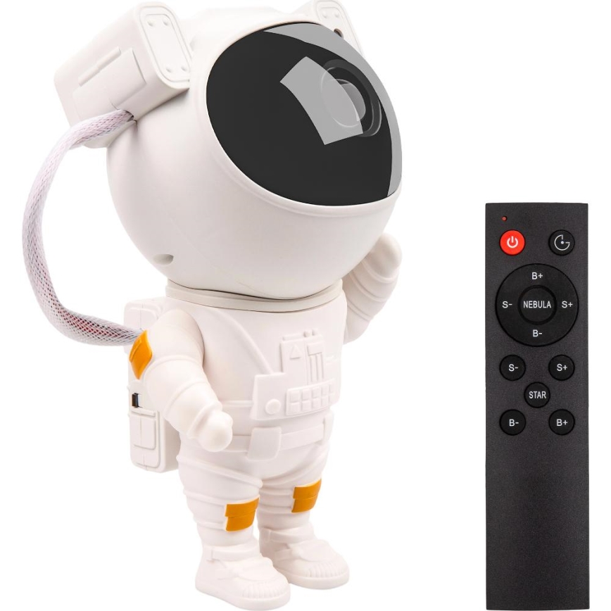 Retlux - Projecteur LED pour enfants 230V Astronaute 23,3 cm + télécommande