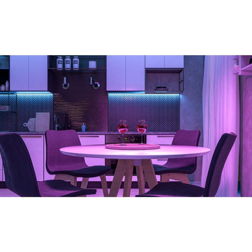 Ruban LED RGBW Smart à intensité variable 5m LED/230V 2700-6500K Wi-Fi Tuya + télécommande