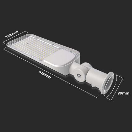 Réverbère LED avec détecteur SAMSUNG CHIP LED/30W/230V 4000K IP65