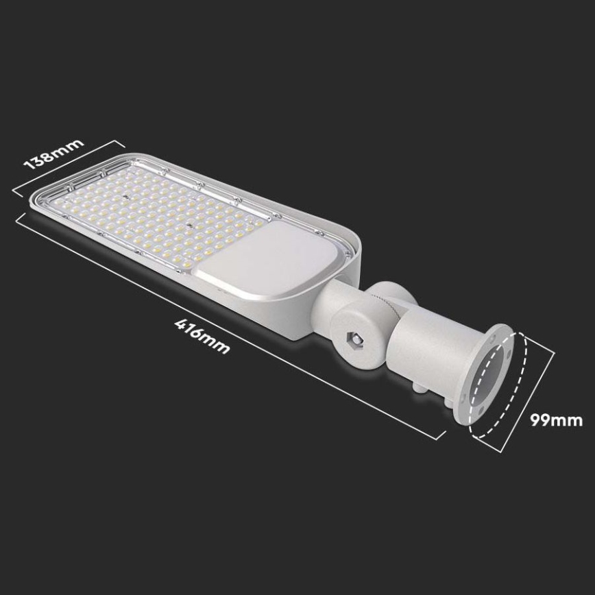 Réverbère LED avec détecteur SAMSUNG CHIP LED/30W/230V 4000K IP65