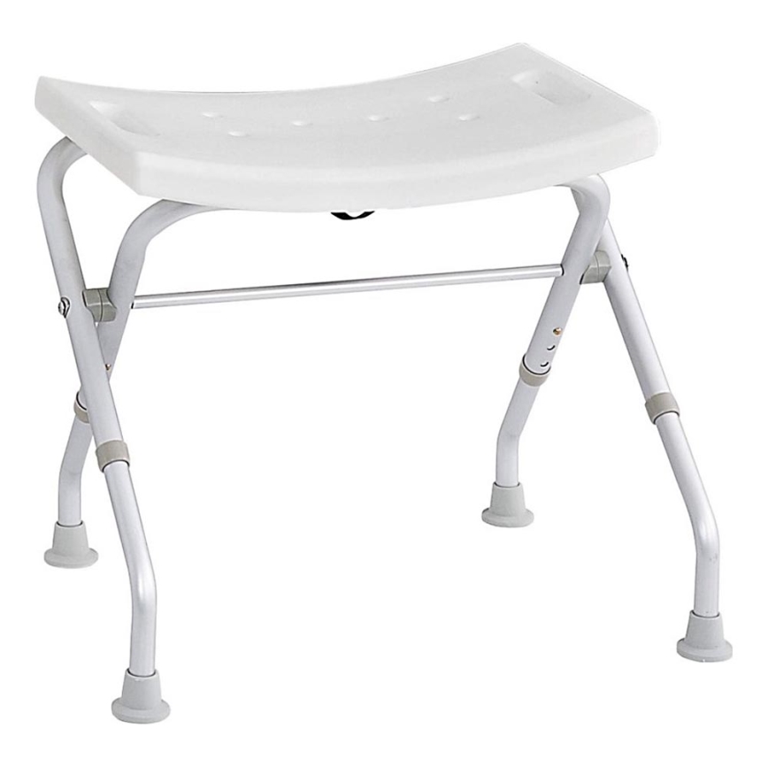Ridder - Tabouret pliant 50x51 cm blanc
