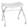 Ridder - Tabouret pliant 50x51 cm blanc