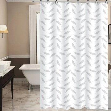 Rideau de douche TORO PREMIUM 178x199 cm feuilles