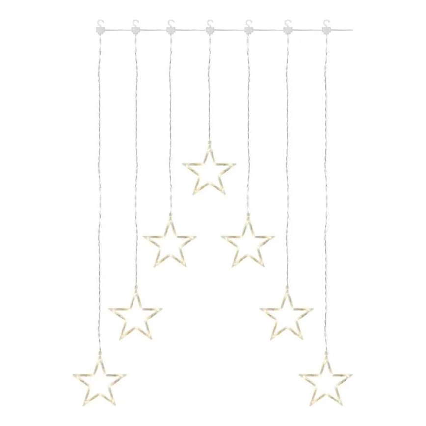 Rideau de Noël à LED 70xLED/3,6W 567x125 cm blanc chaud