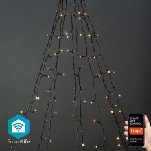 Rideau de Noël extérieur LED 200xLED/8 fonctions 10x2m IP65 Wi-Fi Tuya blanc chaud à froid
