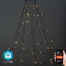 Rideau de Noël LED extérieur 200xLED/8 fonctions 10x5m IP65 Wi-Fi Tuya blanc chaud