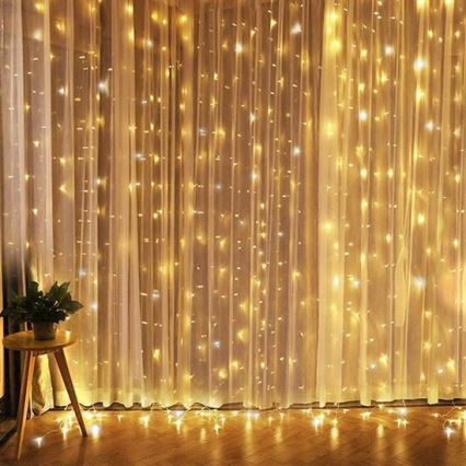 Rideau lumineux de Noël LED/3xAA