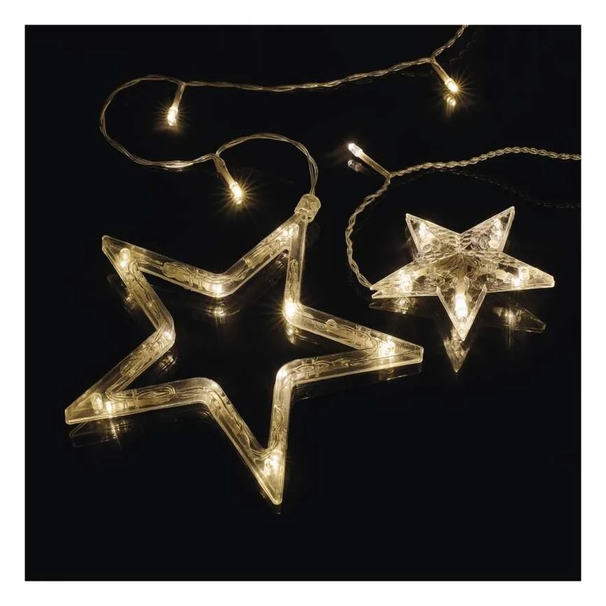 Rideau lumineux LED de Noël 115xLED/1,35W 6,85x1,05 m blanc chaud