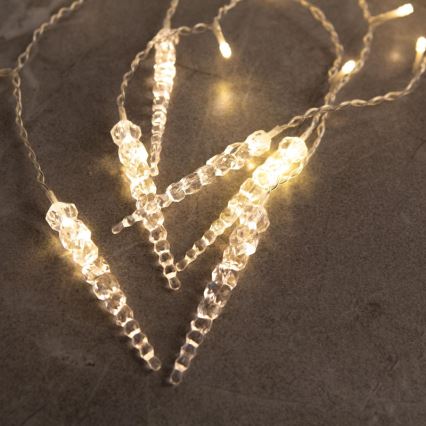 Rideau lumineux LED de Noël pour extérieur, 180 LED, 3,5 x 0,7 m, IP44, blanc chaud