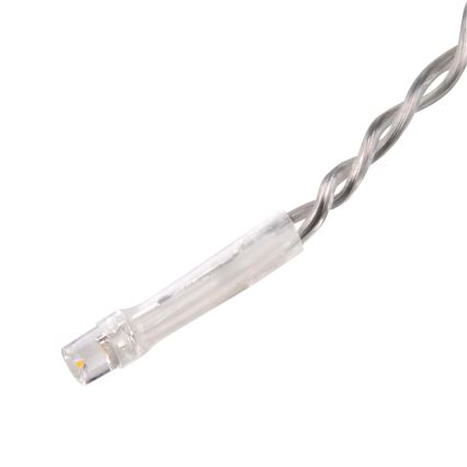 Rideau lumineux LED ESTELLA 47xLED/8 fonctions 3,5 m blanc chaud